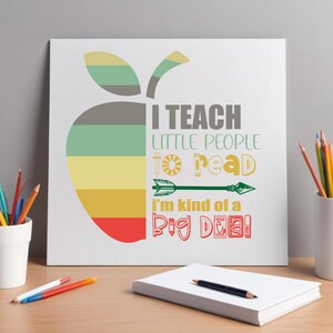 Paquete de SVG para profesores, PNG con frases para profesores, SVG de profesor arcoíris, SVG de profesor colorido, PNG de profesor para la vuelta al cole, PNG de agradecimiento al profesor imagen 5