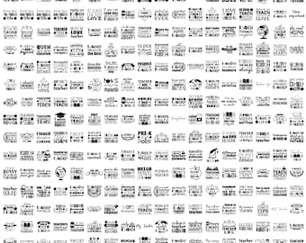 教師 SVG バンドル、新学期 PNG、教師生活 PNG、教師感謝 SVG、教師クォート SVG バンドル、教師ルールギフトシャツ SVG