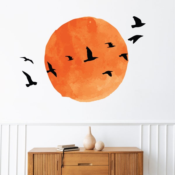 Bird Wall Decal Etsy
