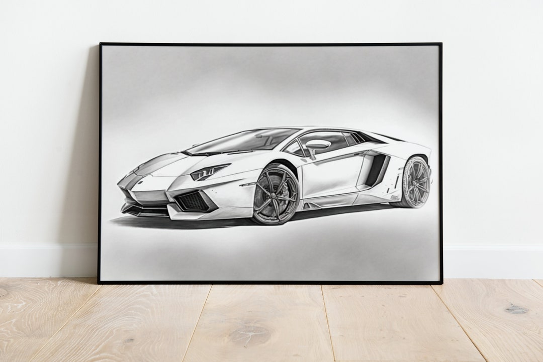 Lamborghini Aventador Instant Download Digital Image Poster - Etsy