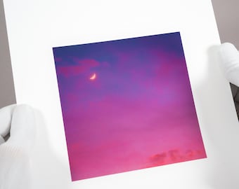 Fine art print / art photography / moon photography / signed print / wall art / photo print / framed photograph / original by the artist