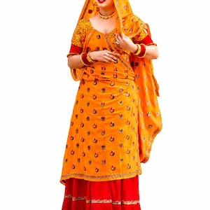 Indian Rajasthani Dress - Etsy Indian Rajasthani Dress - Etsy