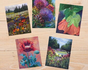 blank floral card assortment garden greeting card assorted colorful flower blank card pack flowers cards blank
