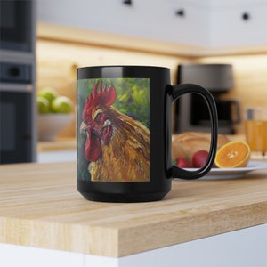 Chicken coffee mug animal gift rooster animal lover gift mug farmer rooster gift woman rancher mug rooster man coffee mug rooste