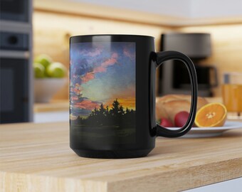 Coffee mug outdoor gift Mug nature lover gift Mug sunset gift Nature woman Mug office gift Mug outdoor man Mug travel lover