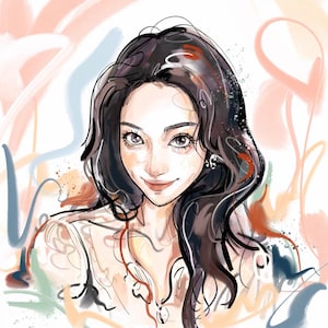 Custom Marker Pen Portrait | Hand-Drawn Digital Pet or Portrait Illustration | Unique Gift for Loved Ones | Hand-Drawn Digital Illustration