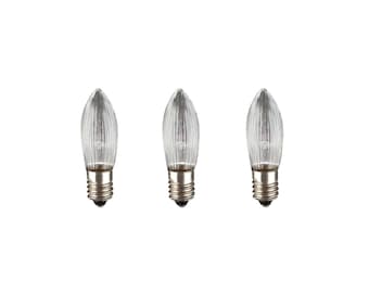 Guirlande lumineuse pour sapin de Noël 14 Volts 3 Watts E10 pour usage intérieur ø 11 x 45 mm