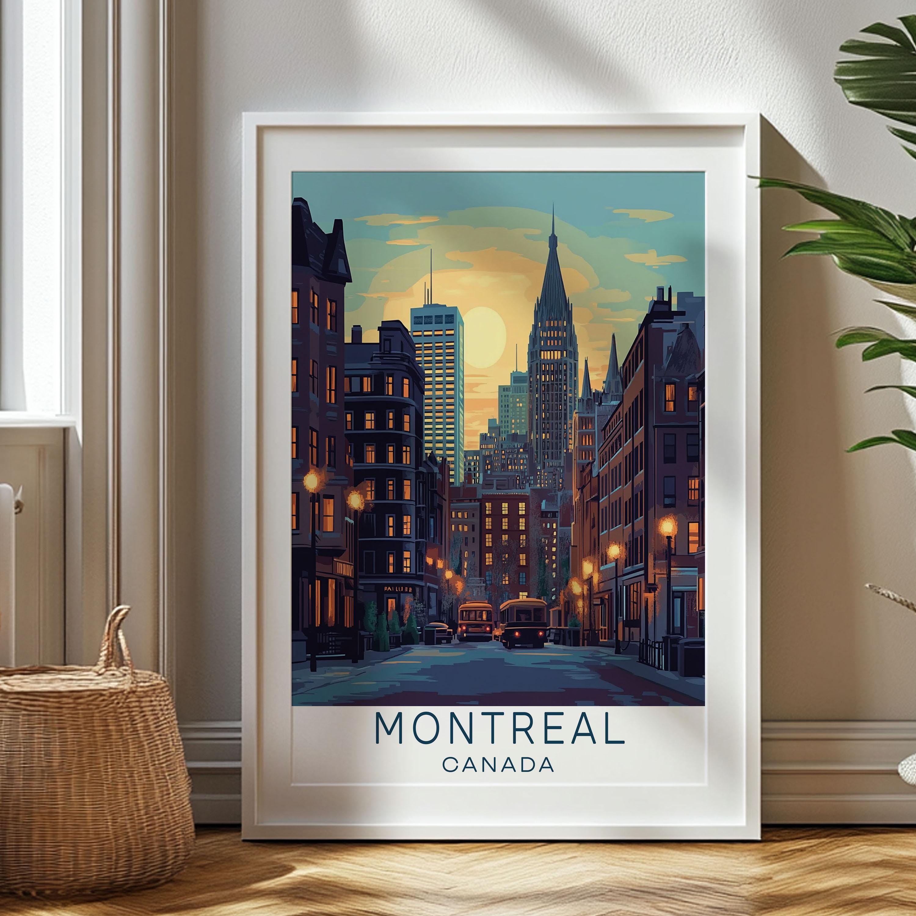 Affiche Originale J.O. Montréal 1976 – Panorama Cérémonie, 51x40,5 Cm