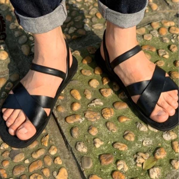 Big toe sandals Etsy