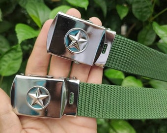 Unisex riem, riem in militaire stijl