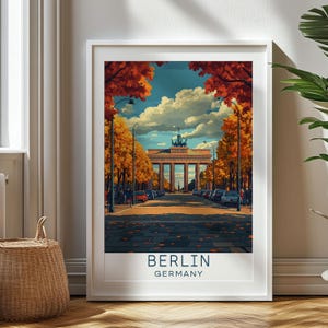 Personalisiertes Reisegeschenk, Berlin Reisedruck, Deutschland Kunstgeschenk für Reisende, Geburtstagsgeschenk, Deutschland Souvenir, Berlin Kunst, Geschenk für Papa