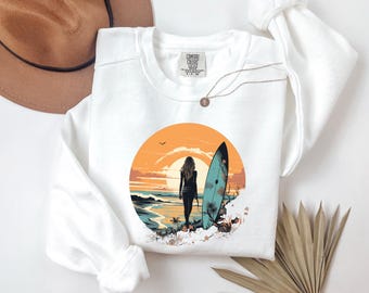 Beach Vacation Tshirt, Surfing TShirt, Surf T Shirts, Surfer Gifts for her, Surfer Gifts, Surfer Shirt, Gift for her, Surfer Lover Gift