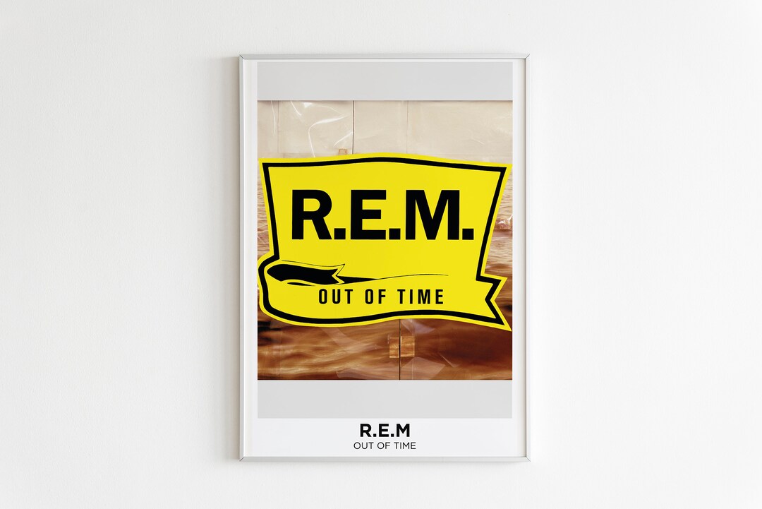 R.E.M. Out of Time Album Poster / Album Cover Poster / Music Etsy