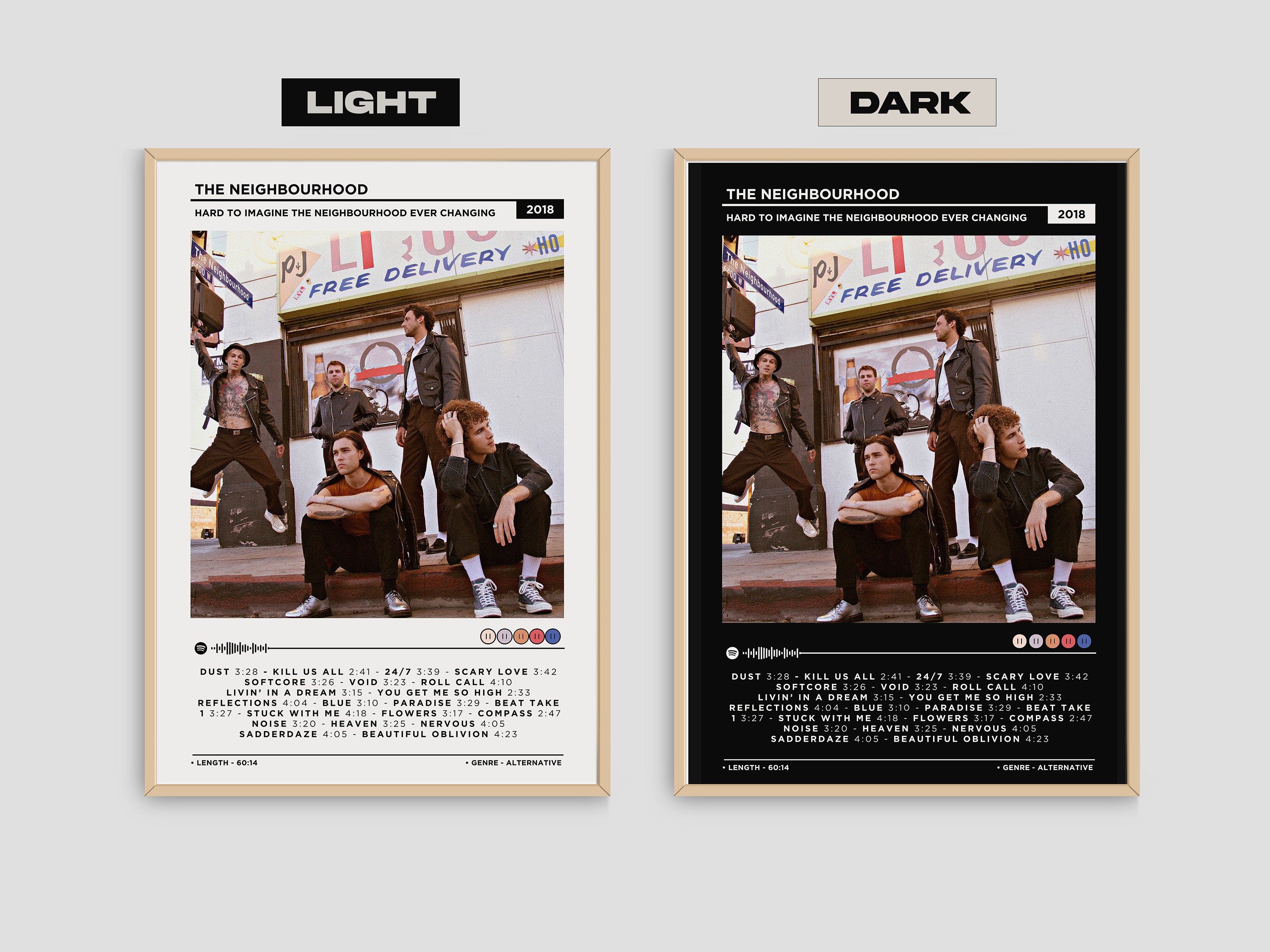 greb Summer Walker album poster, kamerdecoratie, esthetische poster