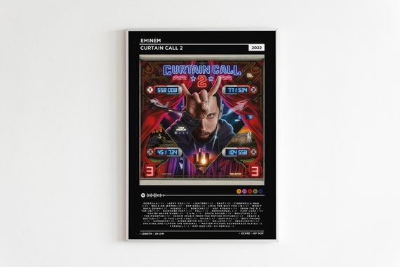 Eminem Curtain Call 2 Album Poster / Eminem Poster / Album - Etsy