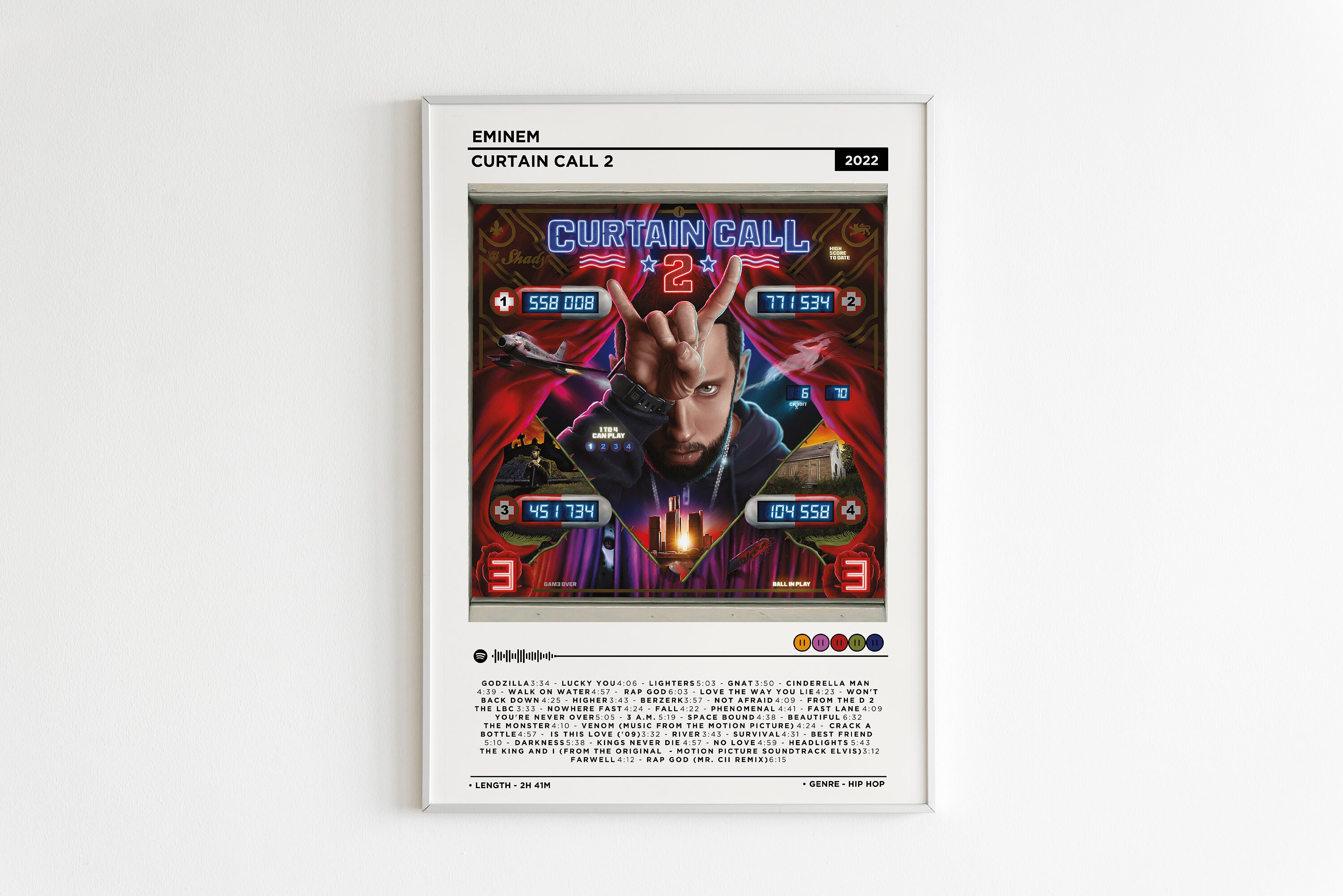 Eminem Curtain Call 2 Album Poster / Eminem Poster / Album - Etsy