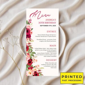 Tarjetas de menú de boda, Menús de boda impresos, Menús de boda modernos, Bodas manuscritas, Menús de boda minimalistas, Menús elegantes, Tarjeta de cena
