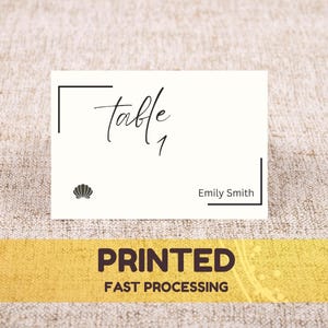 Tarjetas de lugar de boda personalizadas e impresas con opciones de comida / Tarjeta de nombre de mesa plegada / Tarjetas de ubicación personalizadas / Tarjeta de cena / Tarjeta de lugar de mesa
