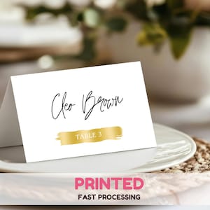 Tarjetas de lugar para bodas, tarjetas de lugar impresas, tarjetas de lugar minimalistas modernas, tarjetas de nombre para mesas, etiquetas de nombre para mesas, tarjetas de nombre impresas personalizadas
