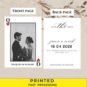 Photo Booth Save the Date Template, Hochzeit Gunst, Minimale Hochzeit Save the Date Karten, mit Umschlägen, kundenspezifische Hochzeitskarten, bearbeitbar