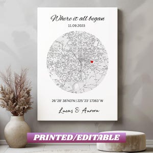 Custom Home Map, First Time Home Buyer, Personalized Housewarming Gift, First Home Gift Map, Our First Home, Our Home Map, Gift from Realtor
