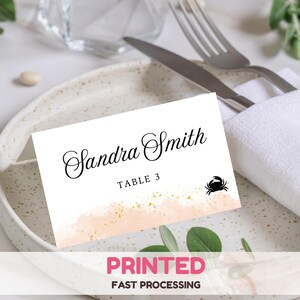 Tarjetas de lugar para bodas, tarjetas de lugar impresas, tarjetas de lugar minimalistas modernas, tarjetas de nombre para mesas, etiquetas de nombre para mesas, tarjetas de nombre impresas personalizadas