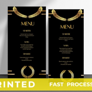 Personalized Printed Wedding Menu, Minimalist Wedding Menu, Modern Wedding Menu, Simple Menu, Wedding Menu Cards, Dinner Menu Card Printed