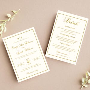 Minimalistyczny pakiet zaproszeń ślubnych Kod QR, Minimalistyczny zestaw szablonów zaproszeń, Nowoczesny zestaw zaproszeń, Eleganckie Rsvp online, Karta ze szczegółami, RSVP