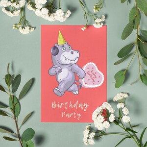Carte d'anniversaire drôle, carte d'anniversaire imprimable, carte de voeux 5 x 7