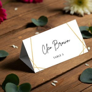 Tarjetas de lugar para bodas, tarjetas de lugar impresas, tarjetas de lugar minimalistas modernas, tarjetas de nombre para mesas, etiquetas de nombre para mesas, tarjetas de nombre impresas personalizadas