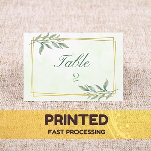 Tarjetas de lugar de boda personalizadas e impresas con opciones de comida / Tarjeta de nombre de mesa plegada / Tarjetas de ubicación personalizadas / Tarjeta de cena / Tarjeta de lugar de mesa