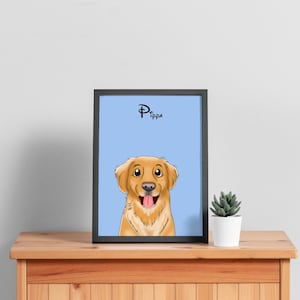 Custom Disney-Cartoon Pet Portrait | Personalized Portraits | Gifts for Birthday, mother, father's Day ,Custom Pet Art | Digital and Prints