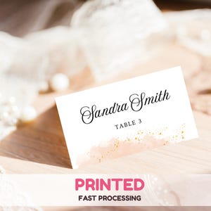 Tarjetas de lugar para bodas, tarjetas de lugar impresas, tarjetas de lugar minimalistas modernas, tarjetas de nombre para mesas, etiquetas de nombre para mesas, tarjetas de nombre impresas personalizadas
