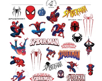 Spiderman Face Logo - Etsy Sweden