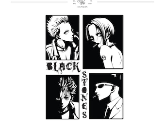 NANA Black Stones Svg, Nana Osaki, BLAST Svg Png