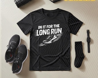 Entusiasta del fitness PNG: Corredor motivacional PNG, diseño divertido para corredores de larga distancia (descarga digital)