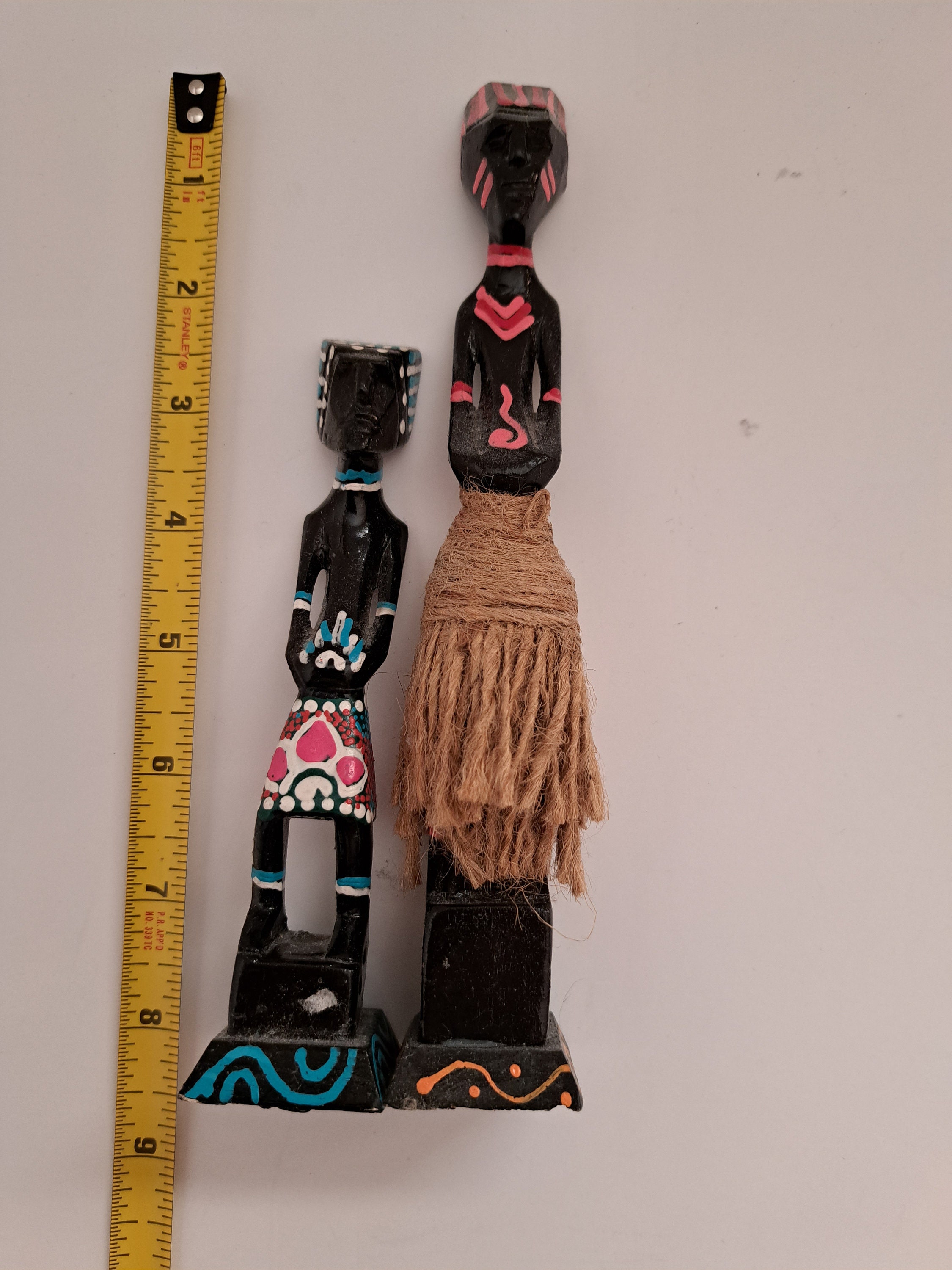 Wooden African Sculptures Figurines Etsy