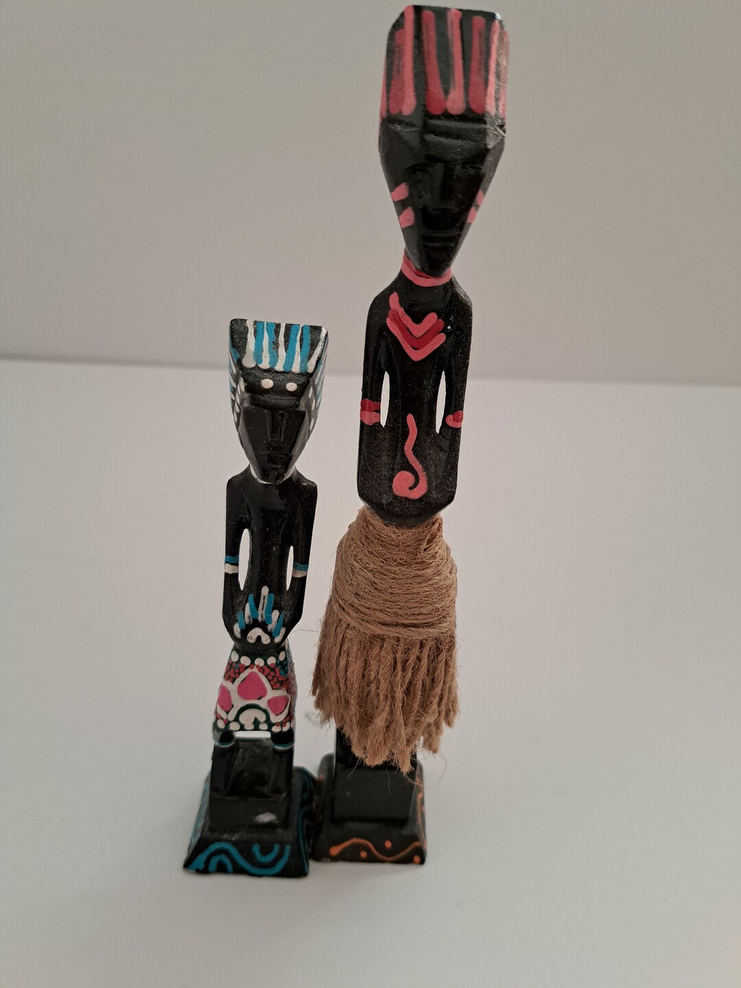 Wooden African Sculptures Figurines Etsy