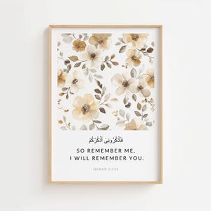 Islamic Wall Art Print, Printable Muslim Quran Verse Poster, Inspiring Eid gifts, Modern Muslim Home Decor, Islamic Quotes, Digital Download