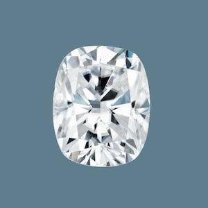 Cushion Cut Loose Moissanite Gemstone, Gift For Her, Anniversary Gift, Jewelry Making, Wedding Moissanite, 6.50x8.50 mm Moissanite