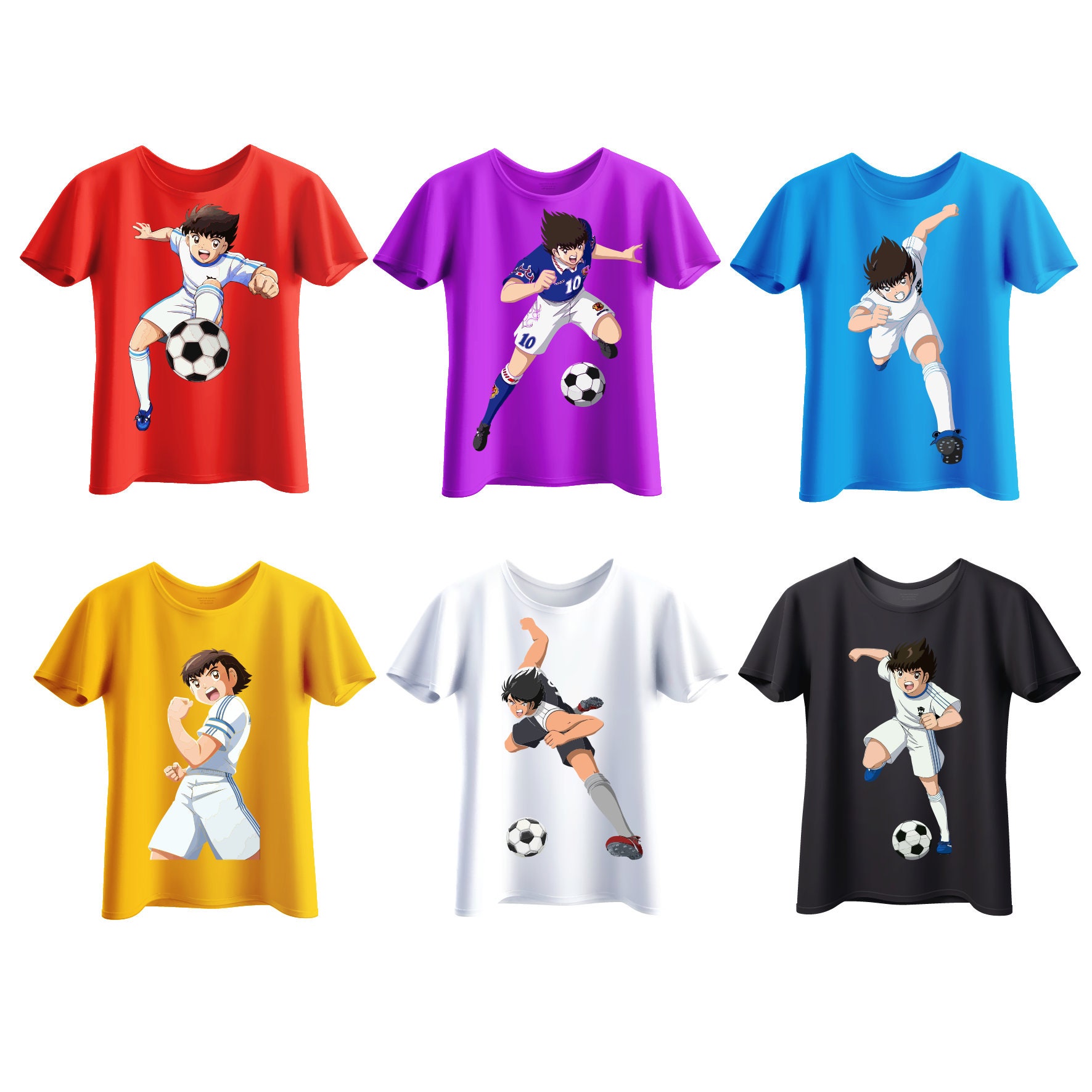 Oliver And Benji Mark Lenders Shirt, Oliver And Benji Soccer Kit, Captain  Tsubasa, Nankatsu School, Mark Lenders Soccer Jersey