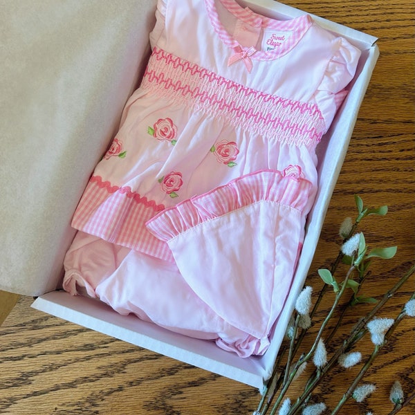 Newborn Dress, Premature Dress, Premature Gift Set, Premature Baby Girl