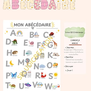 Alfabeto educativo en PDF para descargar: aprende las letras divirtiéndote.