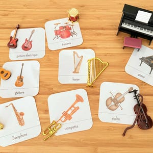 Strumenti musicali, scheda di nomenclatura ispirata al metodo Montessori