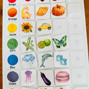 Educational game to learn Montessori colors image 4