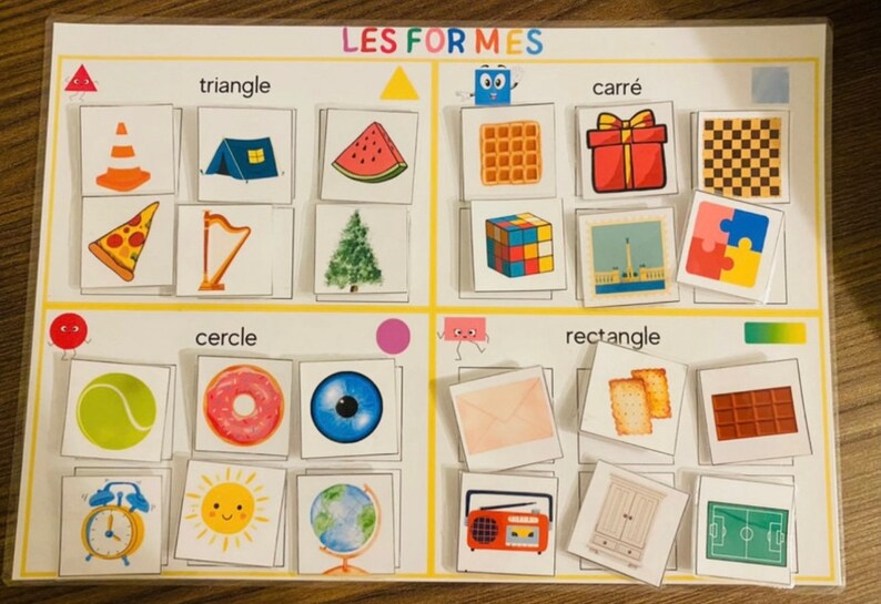 Printable Shape Sorting Game – PDF Educational Sheet – Montessori ...