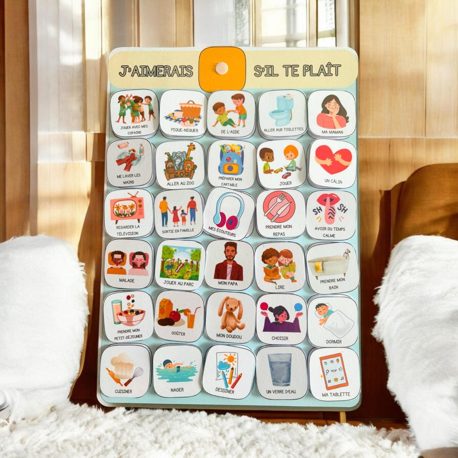 Math Pec PECS Board With 30 Laminated/magnetic Pictogram Image Cards, Autism ...