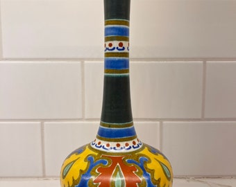 Rare 1920's Plateelbakkerij Zuid-Holland Gouda Emmy Bud Vase