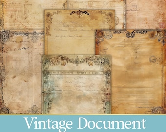 Vintage Ephemera: Old Paper Pages for Junk Journal (Digital Download)