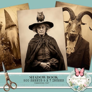 Digital Witch Grimoire Kit – 500 Pages for Journals, Spellcraft & Book of Shadows – PaperPrintsPro